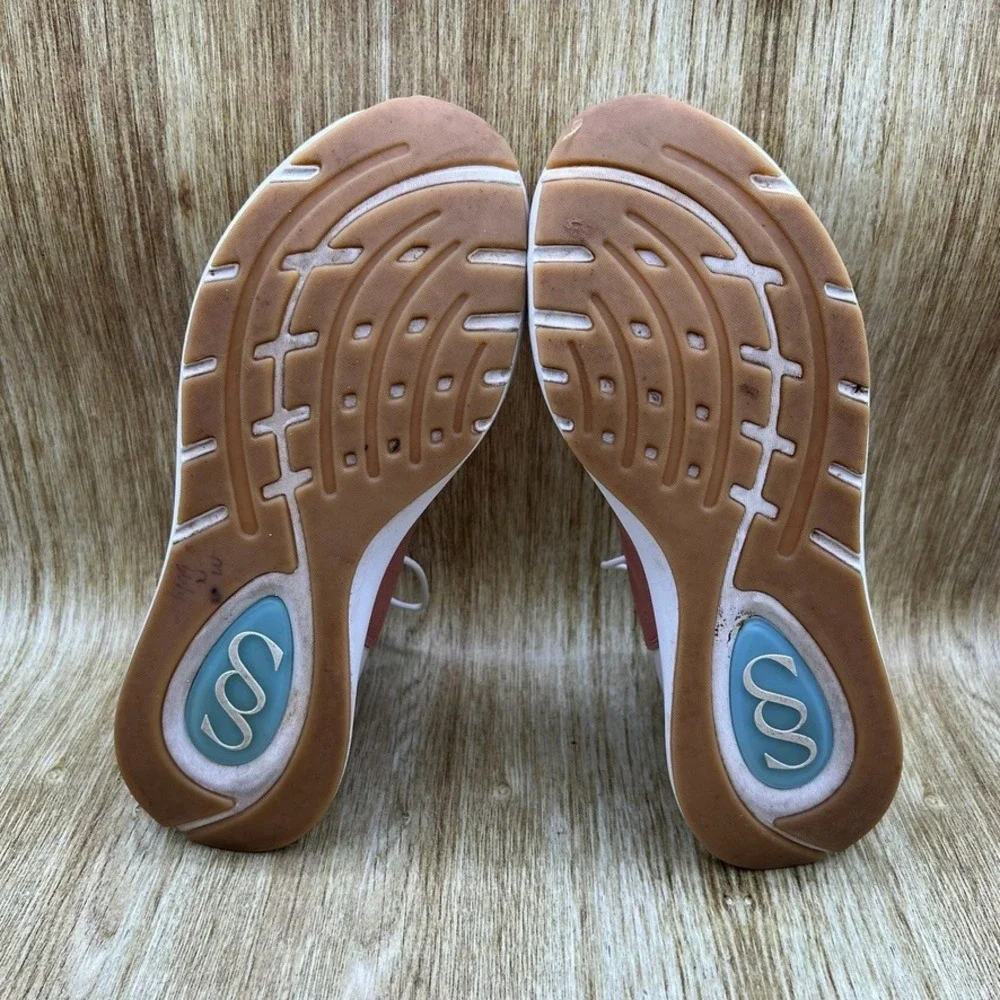 Saysh One Lifestyle Sneakers Women's Size 9 Heather Rose White Allyson Felix